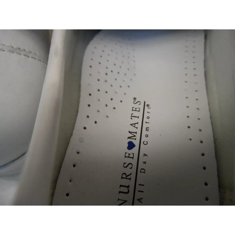 Nurse Mates Women's Anni Lo Slip-Resistant Work Shoes 204214 White Size 8M - Picture 7 of 8